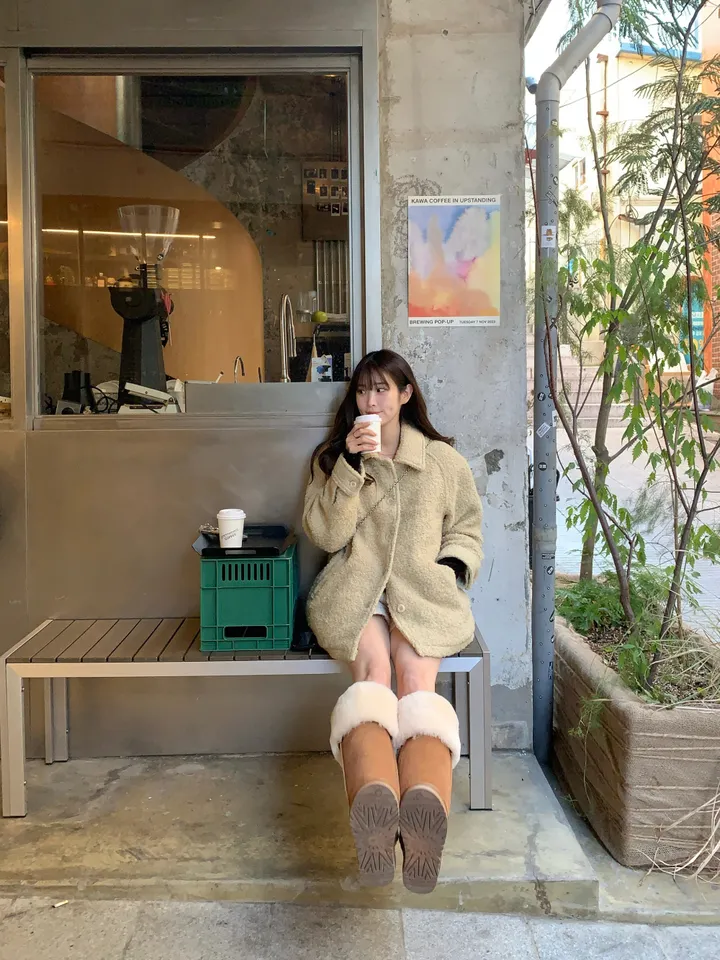 [울 70%] 퐁퐁부클울하프코트 상세 이미지 59