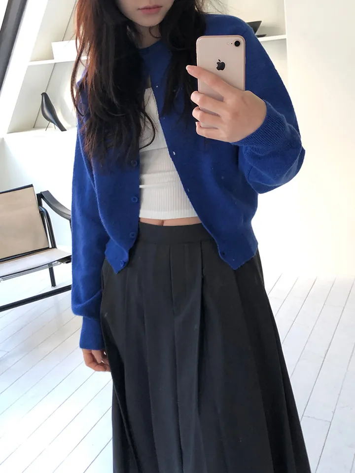 [MD적극추천🤍/후기극찬✨] basic round button cardigan 상세 이미지 23
