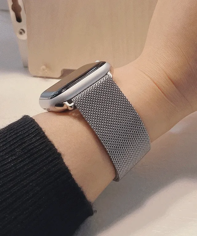 🎁사은품🚀당일출고 애플워치스트랩 가죽 밀레니즈 루프 메탈 투명 케이스 스포츠밴드 애플워치11 10 9 8 7 SE 6 5 4 3 40mm44mm4246아이폰필름 애플워치 스트랩