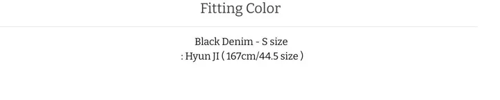 (OOTJ)린지 포켓 와이드 데미지 롱 블랙 데님 팬츠 one color/2 Size 상세 이미지 18