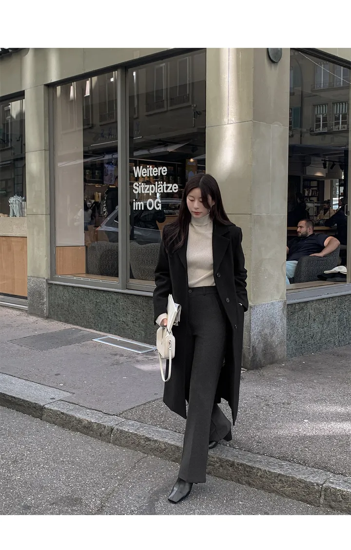 [자체제작/2천장돌파!/S-XL]프레이 스텐카라 탄탄 싱글 롱 코트 상세 이미지 65