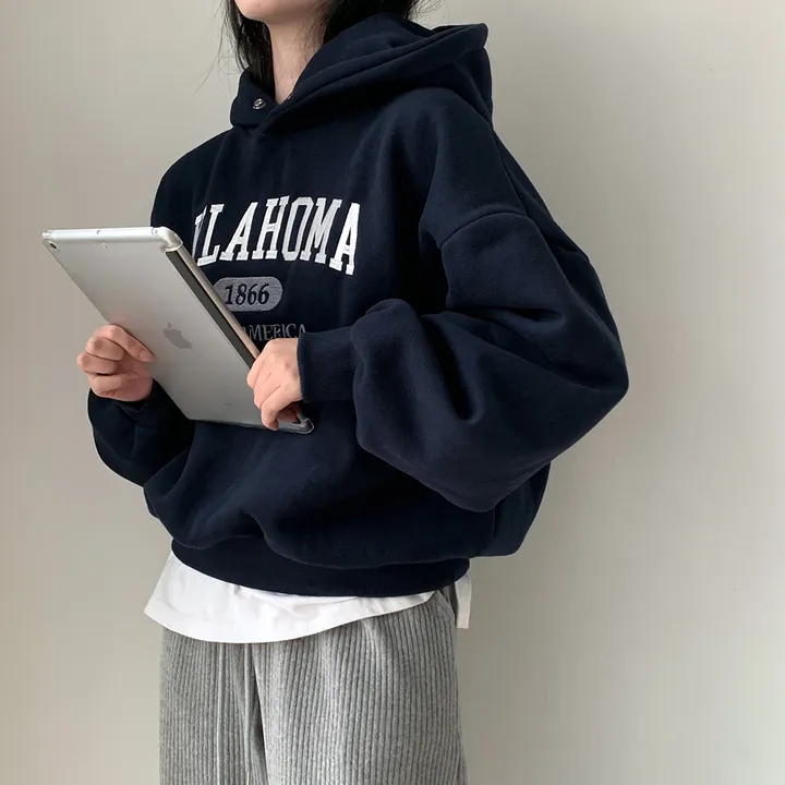 [대박핏보장✨/98%만족/진그레이 당일출고!] 자체제작 #크치Made 꿈에 나온 핏, 오클라호마 1866  양기모 맨투맨 긴팔 후드티 ; 5컬러 상세 이미지 177