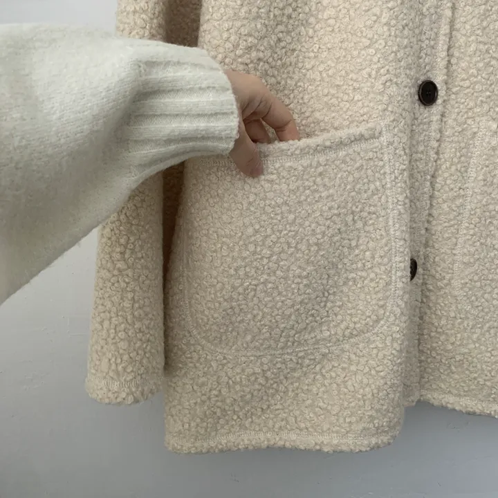 부클하프코트 (3color) 상세 이미지 46