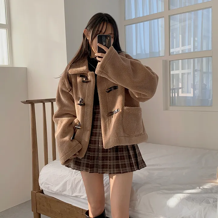 [실물보장!🤍몽글,따뜻~귀여워요! 떡볶이코트 양털코트 겨울코트] 몽실양털떡볶이코트 상세 이미지 31