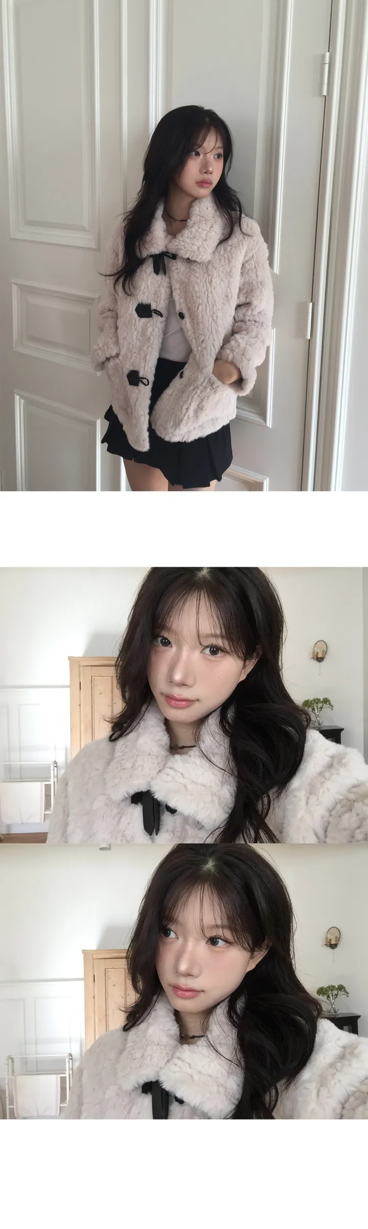 [모델추천🖤] 르미 퍼 버클 연말 아우터 - 2color 상세 이미지 9