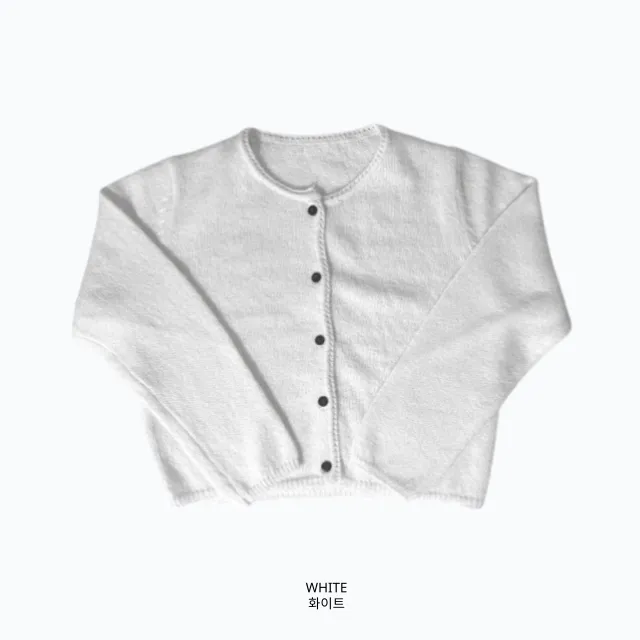 [BEST/색감🤍] 스위티 미니 버튼 라운드넥 니트 가디건 (6color) 상세 이미지 27