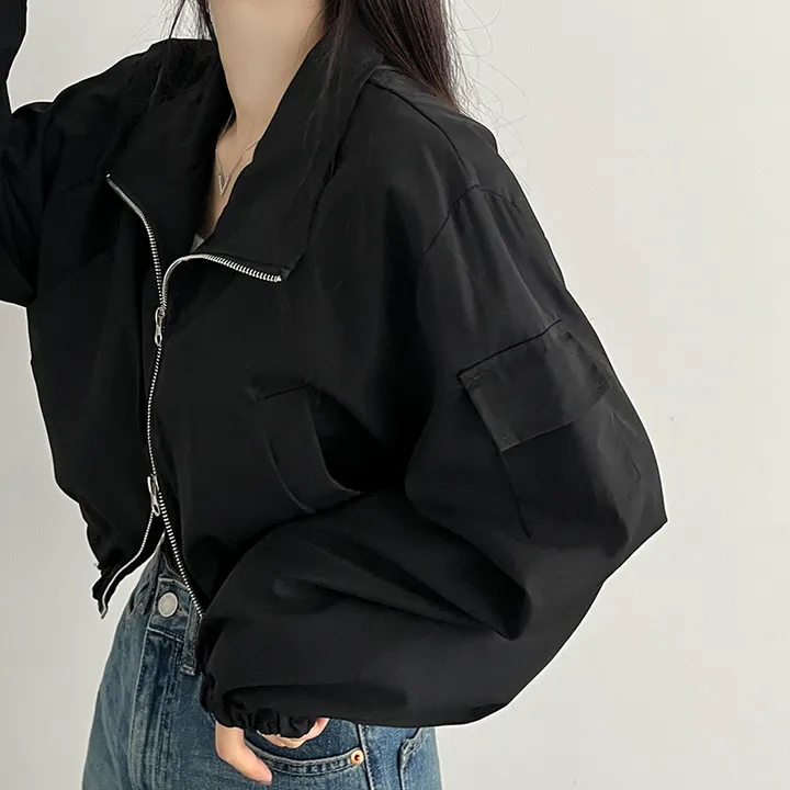 *봄신상*[아방핏!안감o 바람막이 항공점퍼 크롭점퍼] 솔로포켓투웨이집업자켓 상세 이미지 26