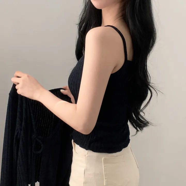 [재진행/세트가격/여리핏!] 요플레 골지 나시+크롭 니트가디건 투피스,셋업 - 5color 상세 이미지 22