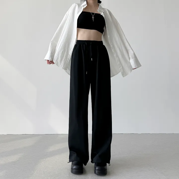 [데일리템] 요거트 컬러 벌룬핏 와이드 트레이닝 일자핏 롱팬츠 상세 이미지 76