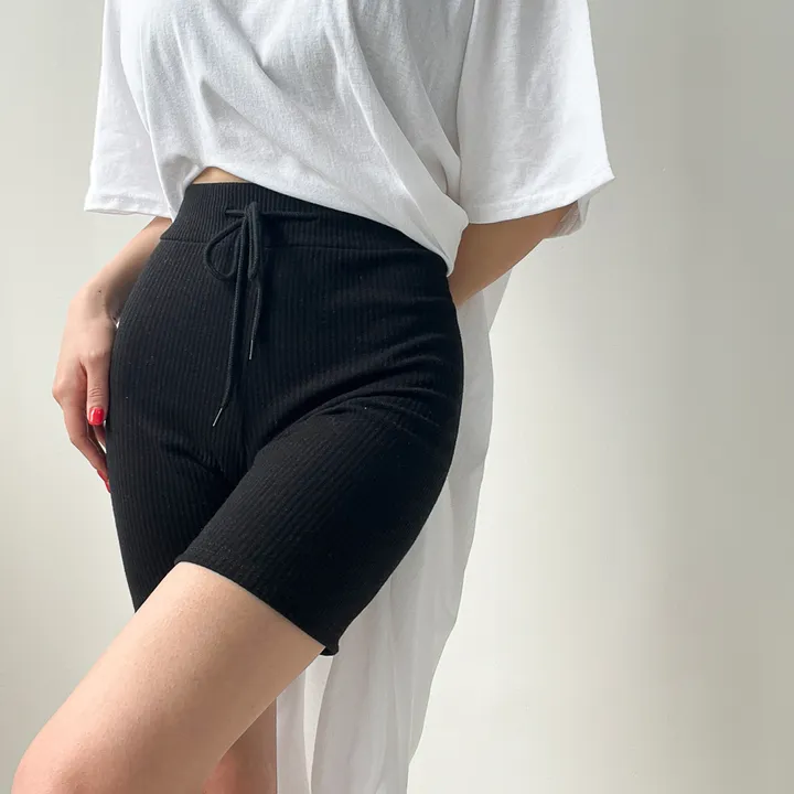 쫀쫀 스판 스트링 4부 골지 레깅스 3color 상세 이미지 40