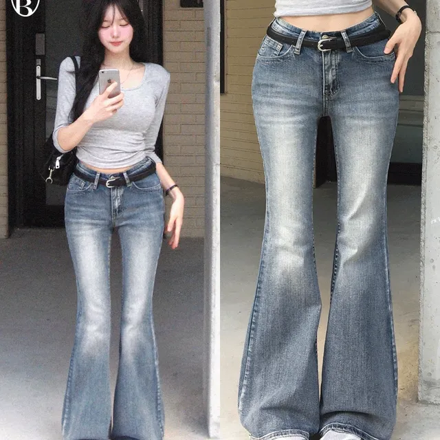 기획[티안나는골반패드🖤/숏,미들,롱/핏,퀄보장] 덴르 골반패드 밴딩 데님 부츠컷 팬츠 로우라이즈 워싱 스판 히든밴딩 롱 팬츠 쫀쫀스판 힙딥커버 허얇골넓 기장선택 키작녀 키큰녀
