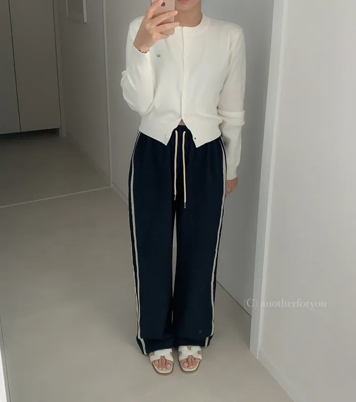 미니 심볼 펜던트 라운드 숏 가디건 4col : 어나더포유 상세 이미지 41