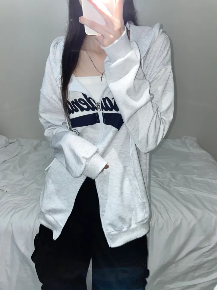 [unisex/쭈리] 디나 데일리 투웨이 오버핏 후드집업 (4color) 상세 이미지 3