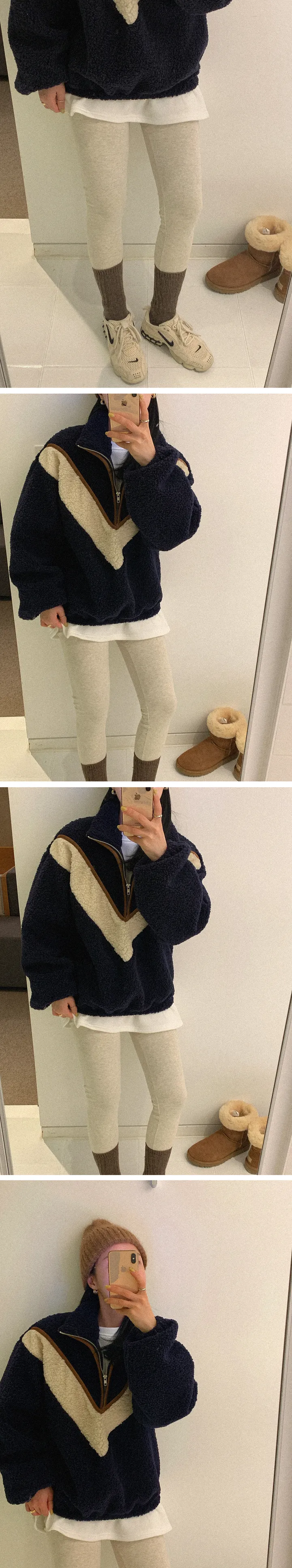 [데일리템/따뜻해요☕]스판 피치 기모 레깅스 (4color) 상세 이미지 22