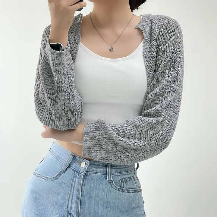 [여리핏/지금부터 쭉~] 엘르 볼레로 가디건 크롭가디건 여름가디건 상세 이미지 39