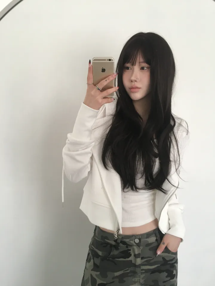 [고퀄🤍/2color] 포즈 후드 집업 사선 지퍼 투웨이 라이더 자켓 상세 이미지 14