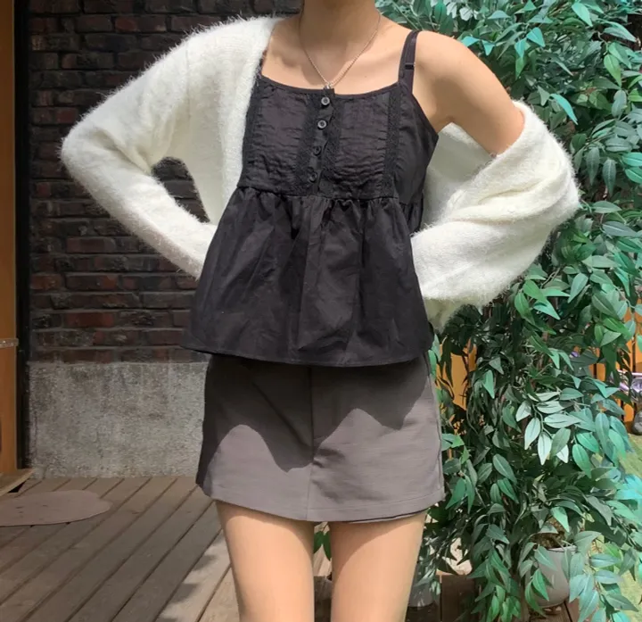 당일발송 !![솔잎🌿/모델추천] 솔잎 포근 투버튼 긴팔 가디건 (4color) 상세 이미지 20