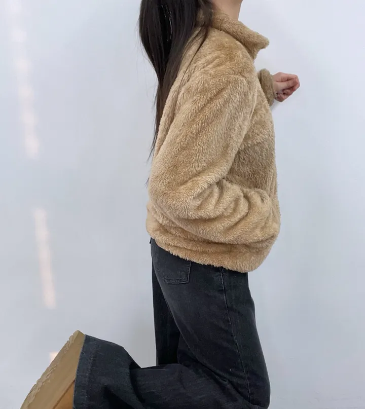 *부들양털후리스 3 SIZE * 후리스 가을 겨울 양털 오버핏 플리스 뽀글이 극세사 홈웨어 아우터 커플템 상세 이미지 38