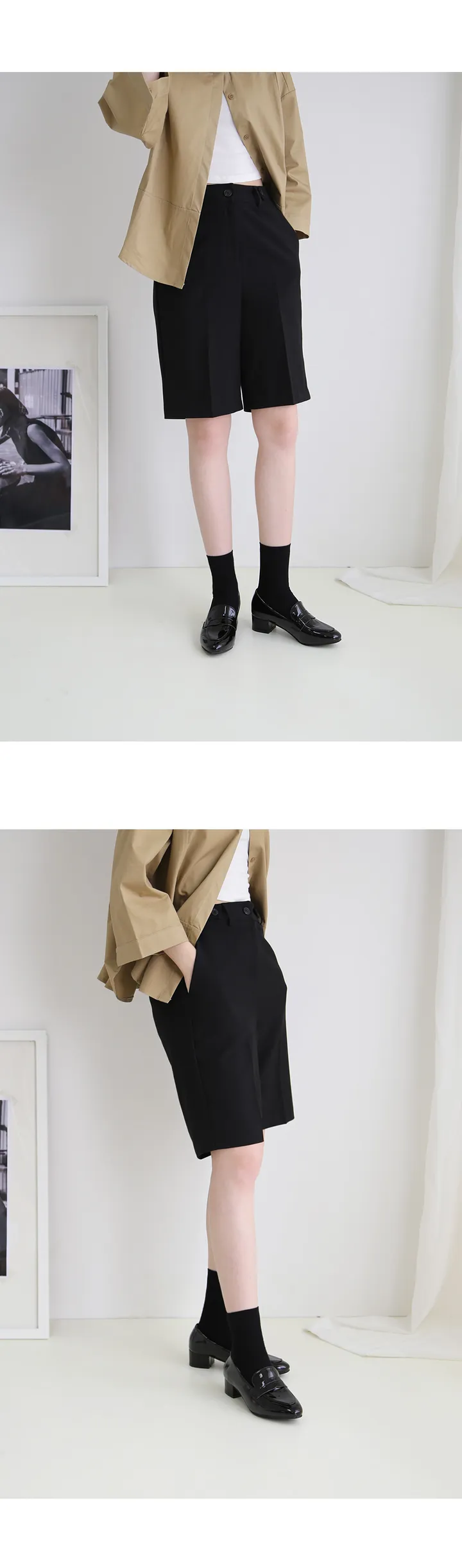 [자체제작/당일발송] 모리스 베이직 4cm 통굽 페니로퍼 CK9004 상세 이미지 21