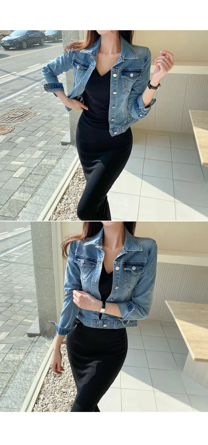 [✨베스트재입고] 크론 슬림 데님 자켓 상세 이미지 20