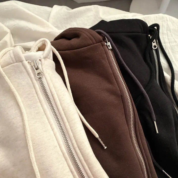 [기모/6color] 마일드 데일리 오버핏 투웨이 무지 후드집업 상세 이미지 34