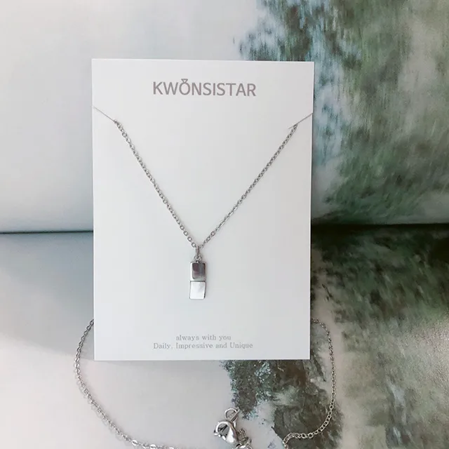 [써지컬스틸]세이지 반자개 목걸이 상세 이미지 4