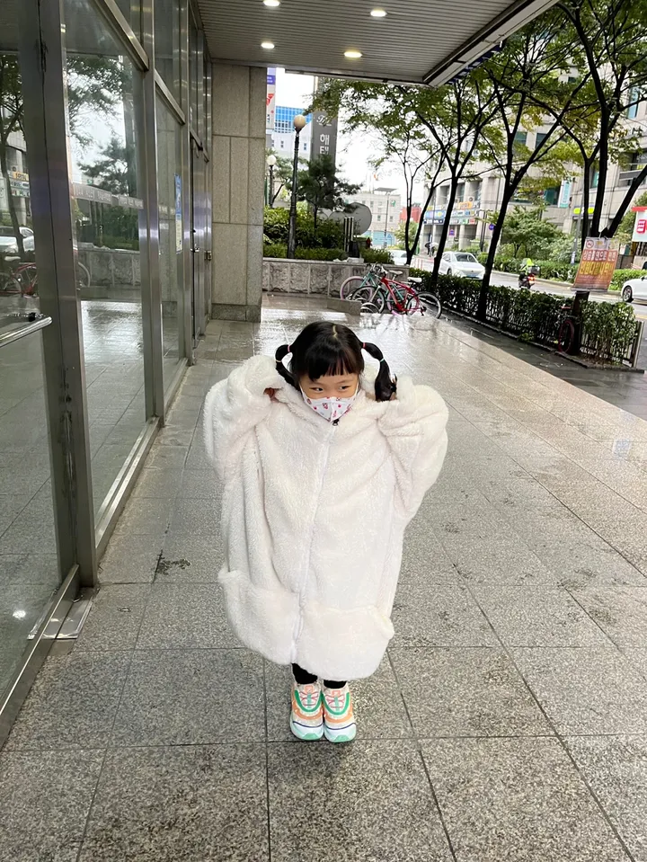 3size 남녀공용 커플룩 양털 후리스 후드집업 2color 상세 이미지 19