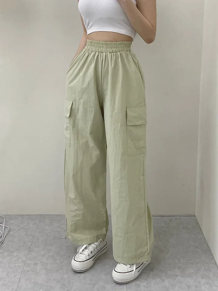 🎀국내제작/편한착용감/최저가강추/모델소장/시원한소재/오래착용가능🎀데일리 꾸안꾸 바스락 에스파 카고 조거 트레이닝 팬츠 상세 이미지 18