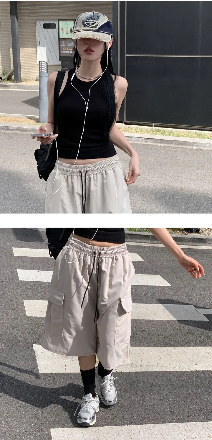 [데일리🖤/힙코디추천] 버뮤다 하프 카고 팬츠 - 4color 상세 이미지 7