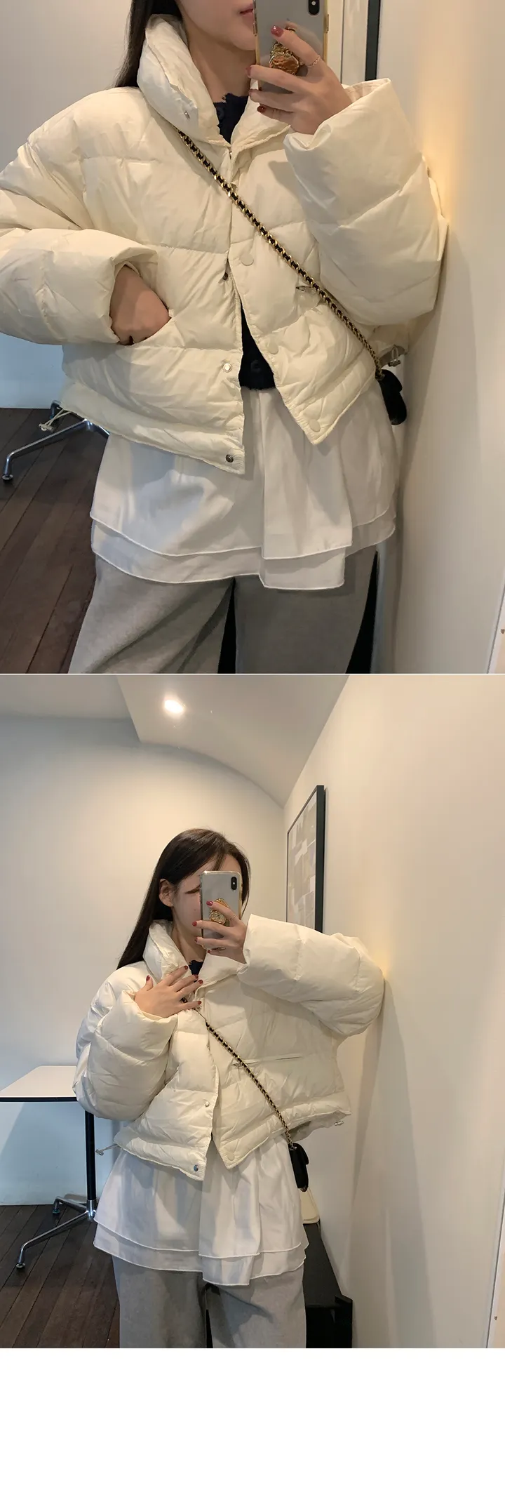 [주문폭주/사계절용] 플레어 레이어드 끈 나시 상세 이미지 31