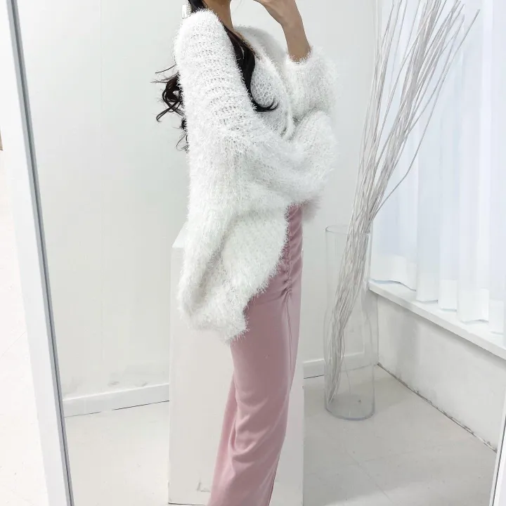 [얼굴 형광등ღ] 솔잎 루즈 박시 가디건 앙고라가디건 루즈가디건 상세 이미지 25