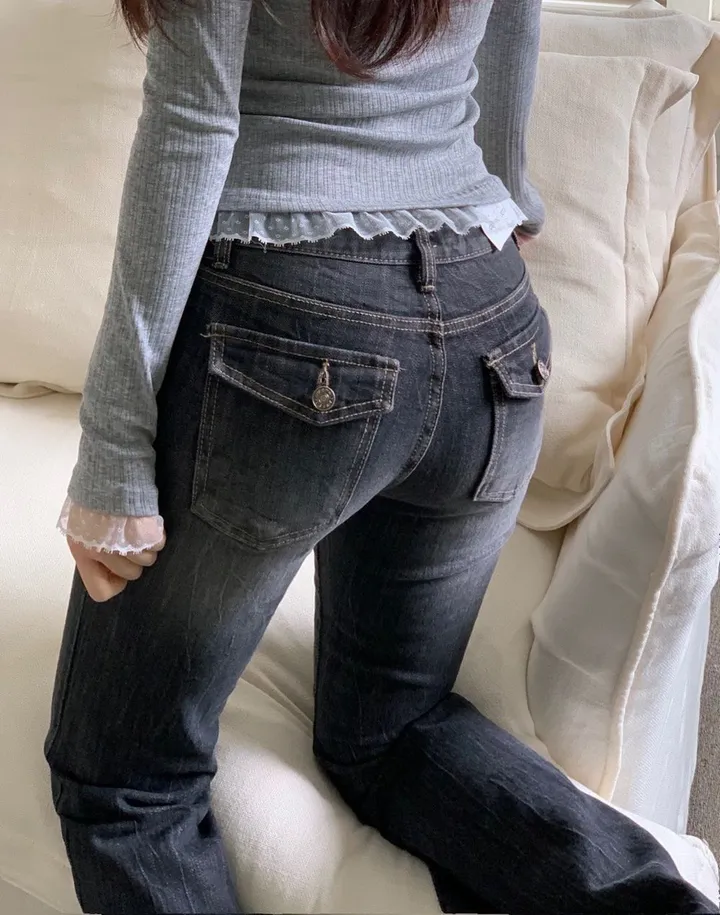 [-3kg🤍여리말라핏]사브리나 여리 레이스 레이어드 프릴 텐션 슬림핏 보트 라운드넥 롱슬리브 티셔츠 4color 상세 이미지 45