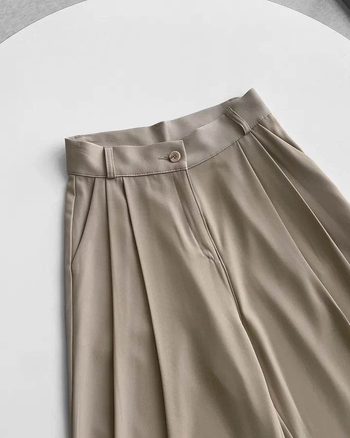 [4계절템/숏,롱/~2XL] 올리브유 메가 통 와이드 더블 핀턱 사계절 슬랙스 상세 이미지 90
