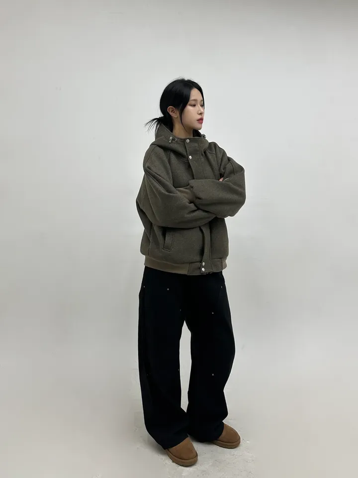 ✨단독진행✨[사계절ver./3천장돌파🏆] 오버 코튼 리벳 카펜터 롱 와이드 팬츠 상세 이미지 31