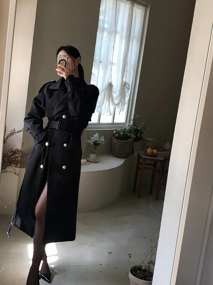[🖤자체제작🚀바로발송]하이퀄리티 무드 트렌치 코트 상세 이미지 7