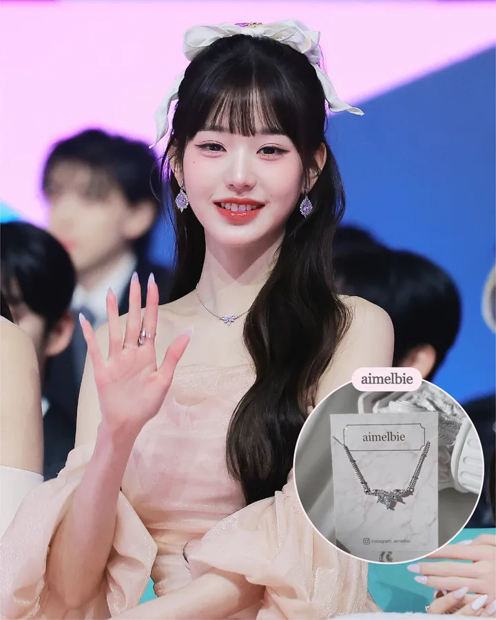 [아이브 장원영 착용/퀄리티UP!] Heavenly Crystal 큐빅 세미 초커 목걸이 - 실버 컬러 상세 이미지 22