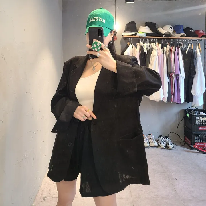 오버핏 대디 린넨자켓 상세 이미지 27