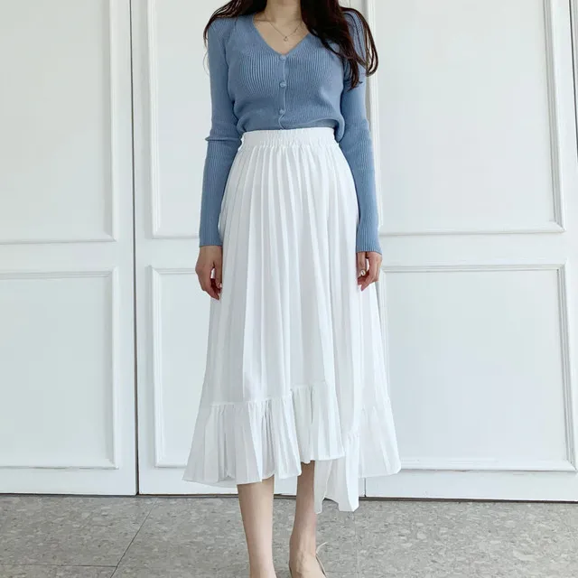 [묶음할인] 소프트 촉감 브이넥 글램핏 골지 가디건 ﻿아이보리 베이지 블랙 연두 소라 핑크 연보라 와인 카키 겨자 에메랄드 개강룩 새내기룩 봄 벚꽃룩 꽃놀이룩 개강여신 상세 이미지 86