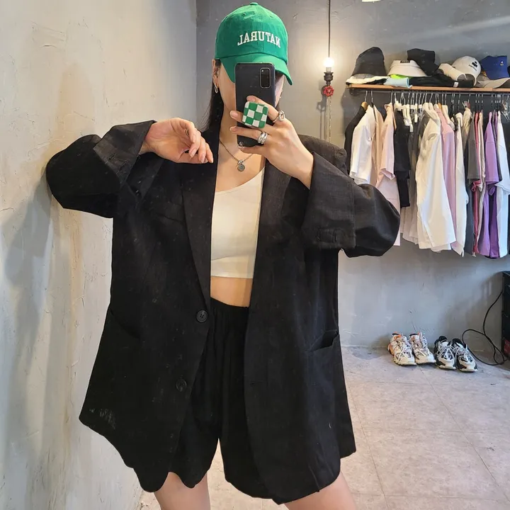 오버핏 대디 린넨자켓 상세 이미지 28