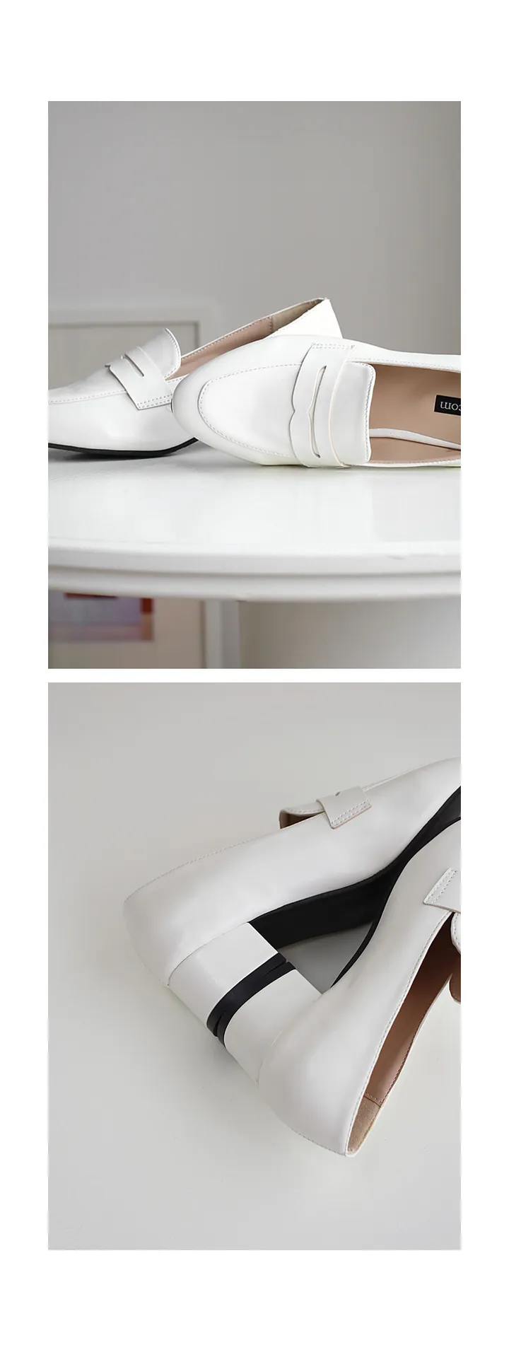 [자체제작/당일발송] 모리스 베이직 4cm 통굽 페니로퍼 CK9004 상세 이미지 10