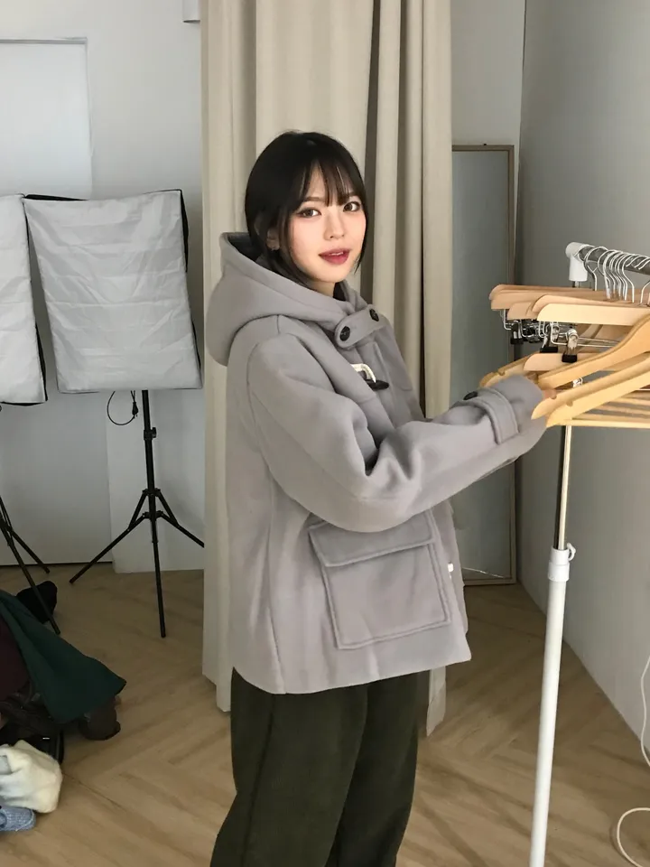 Pleasure duffle short coat 플레저 더플 숏 떡볶이 코트 상세 이미지 23