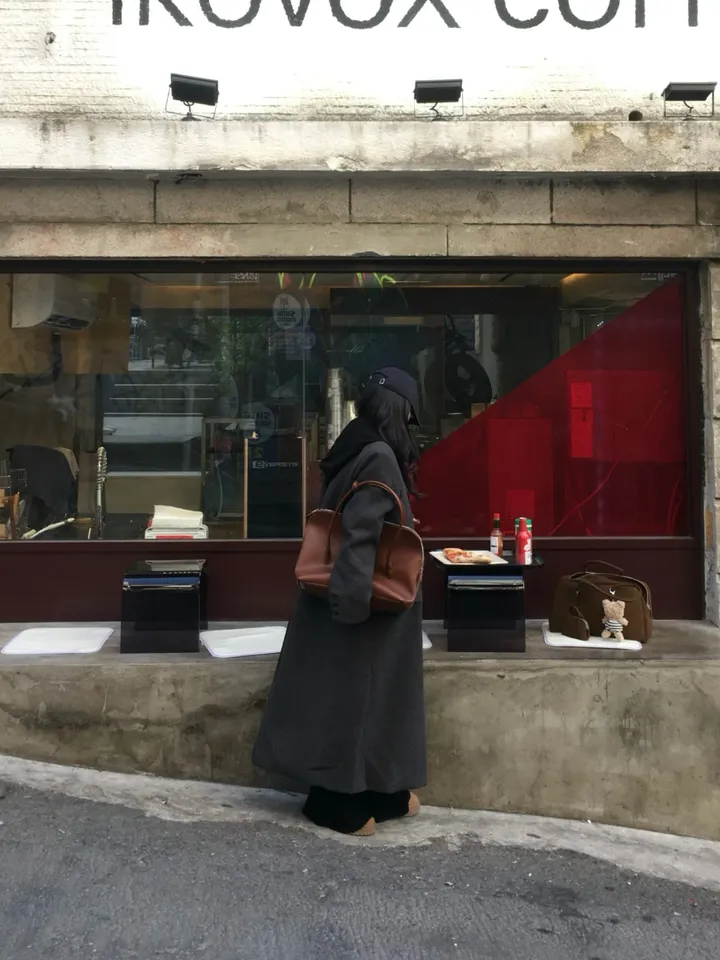 맥시 오버 롱코트 (2colors) 상세 이미지 15