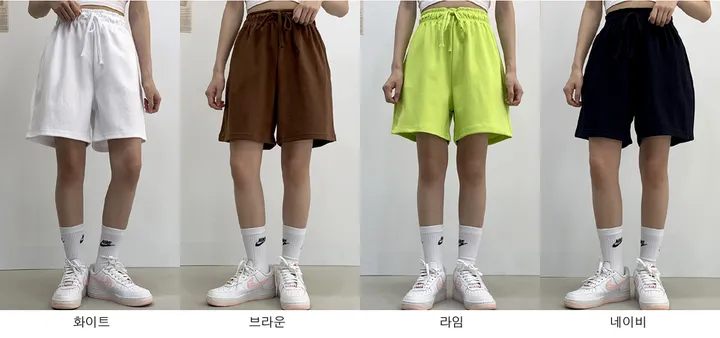 굿핏 4부 숏 트레이닝 팬츠 (10color) 상세 이미지 5