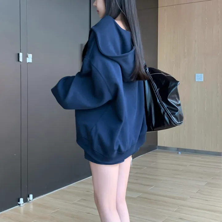 *단독제작/당일* [여름밤에도🕶/힙커버] 빅포켓 오버핏 후드티 + 반바지 set 셋업 투피스 아방핏 루즈핏 하의실종 상세 이미지 5