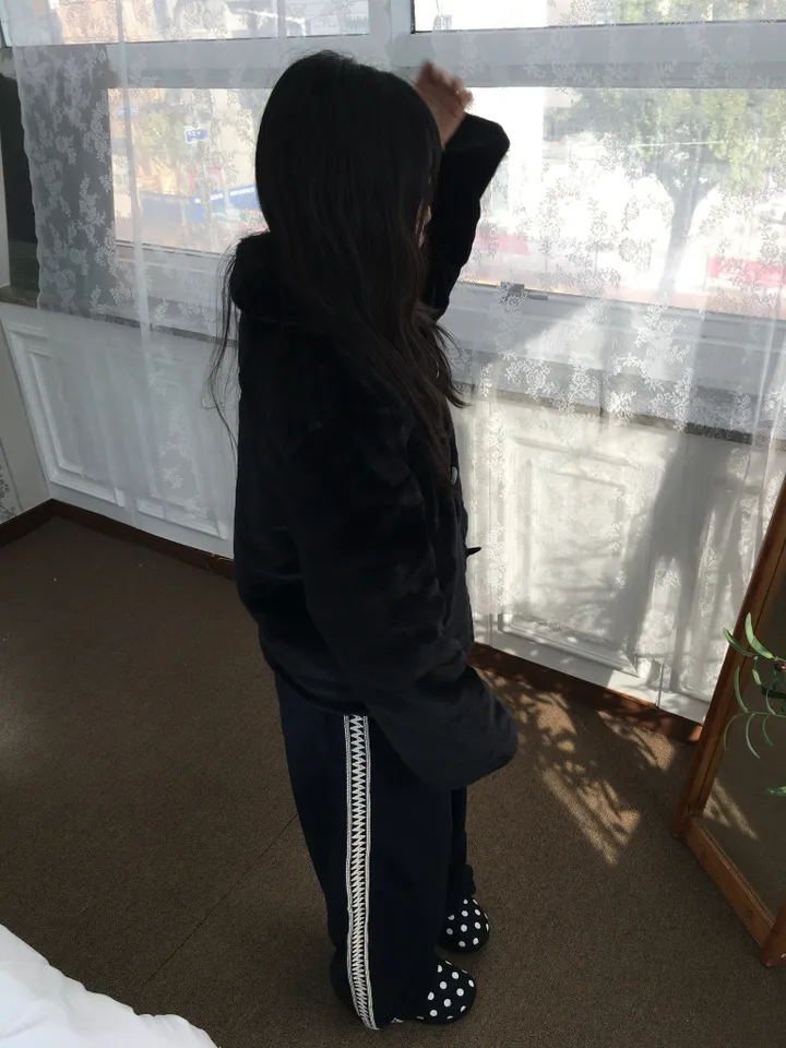(2 color) 퍼 떡볶이 누빔 숏 코트자켓 상세 이미지 8