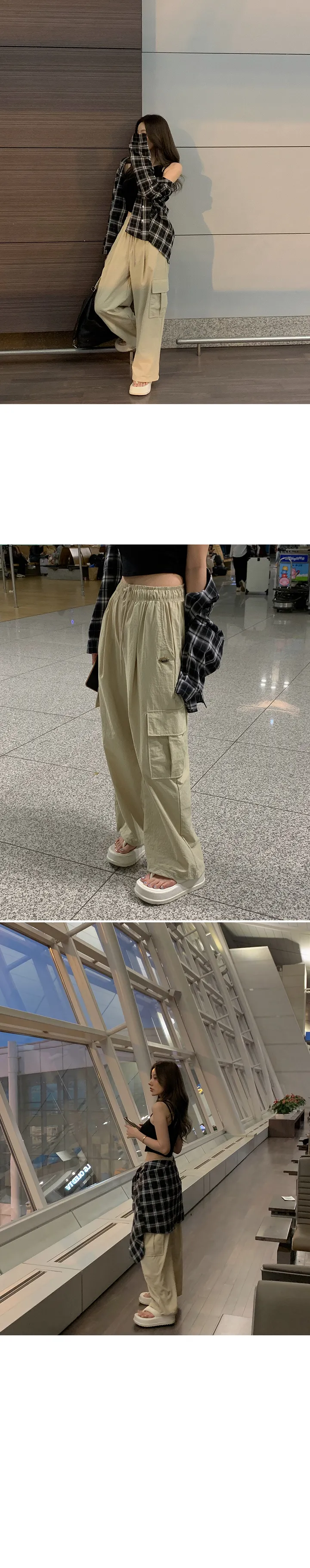 [MADE/Essel]핀 투웨이 워터프루프 와이드 카고팬츠 상세 이미지 21