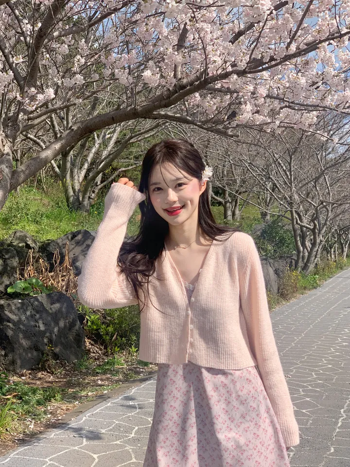 [MADE][봄필수템💕/벚꽃룩/데이트룩🎀] 로제 스프링 하찌 가디건 (7color) 상세 이미지 36