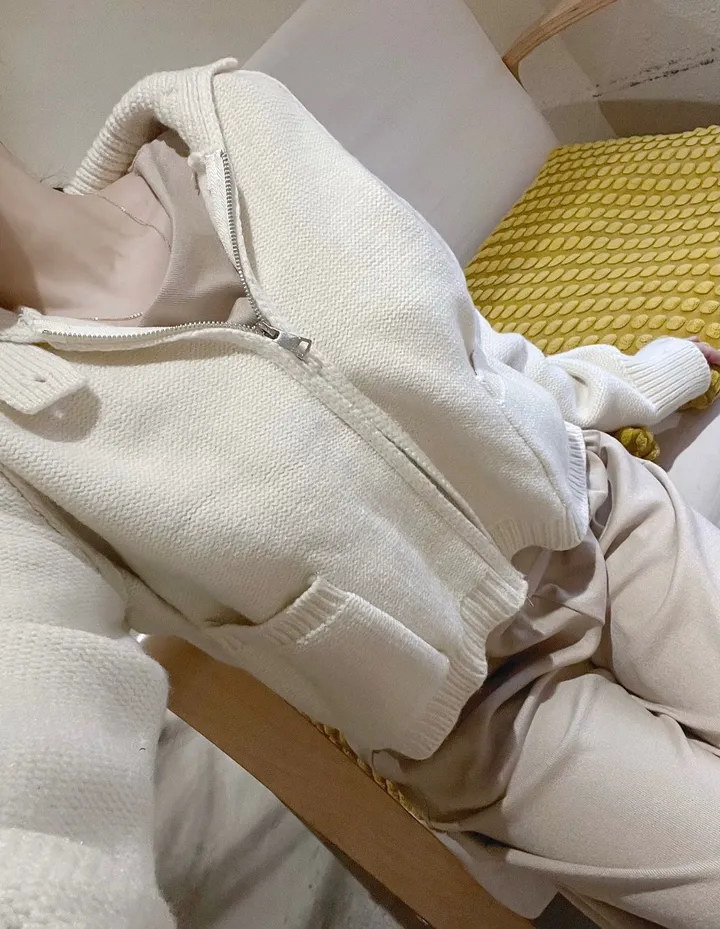 몸매보정핏 언발 셔링 와이드 밴딩 투피스 세트 상세 이미지 15