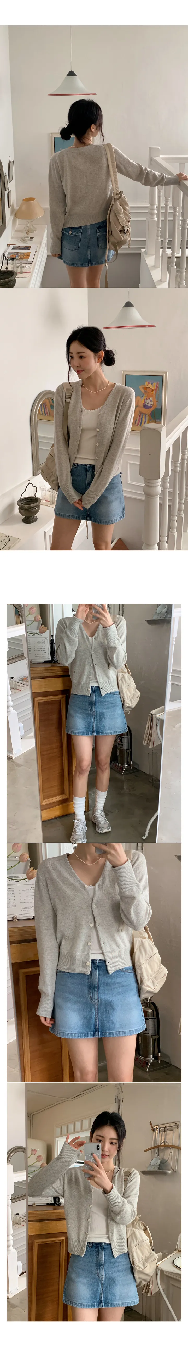 [베스트재입고][가을 옷]이브 어텀 데일리 니트 가디건 (5color) 상세 이미지 10