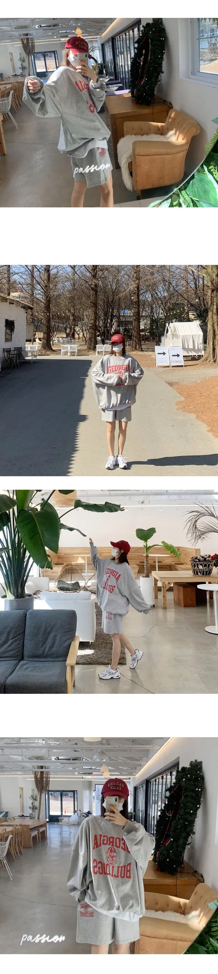 완전편한 셋업 트레이닝 반바지 세트 상세 이미지 11